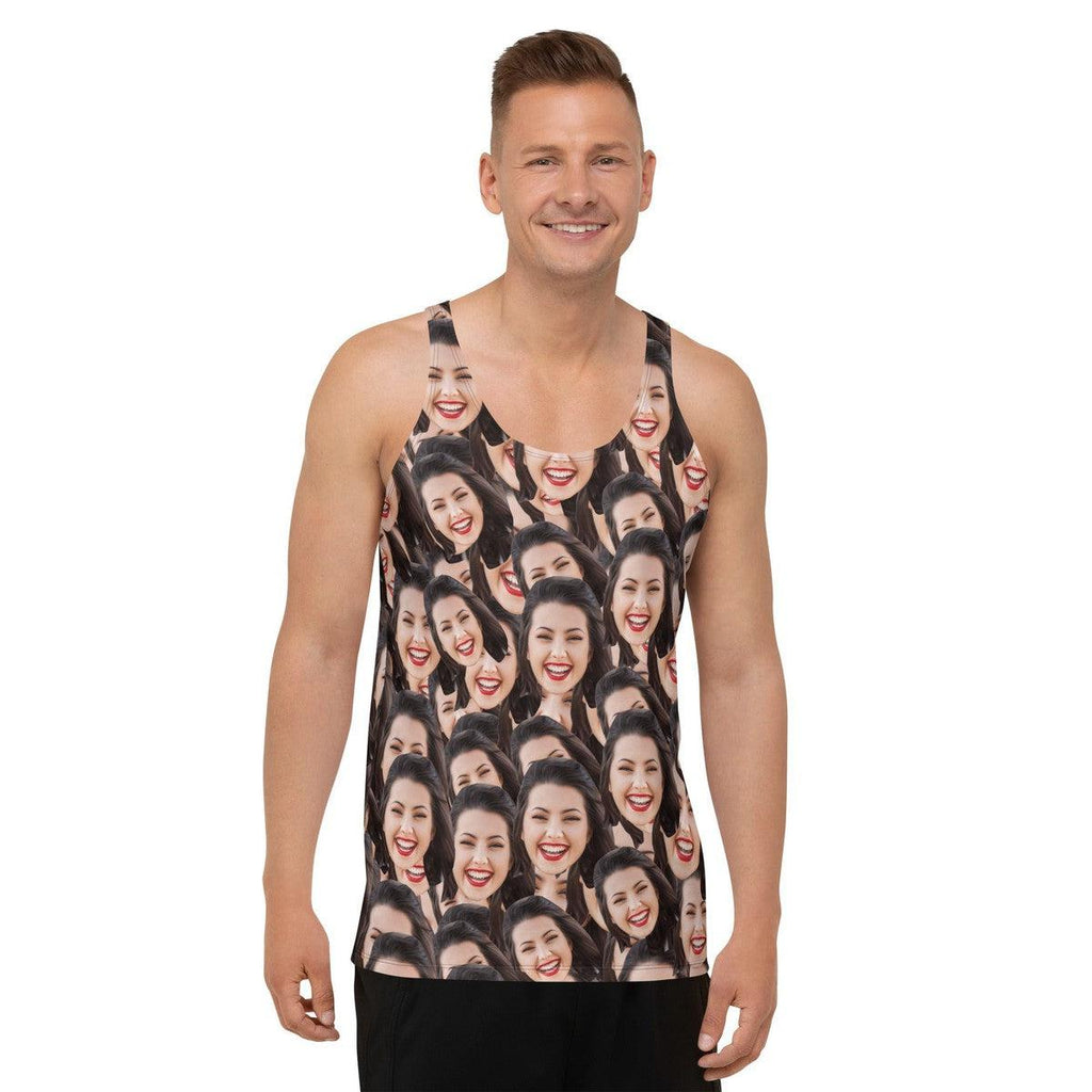 Custom Crazy Faces Unisex Tank Top