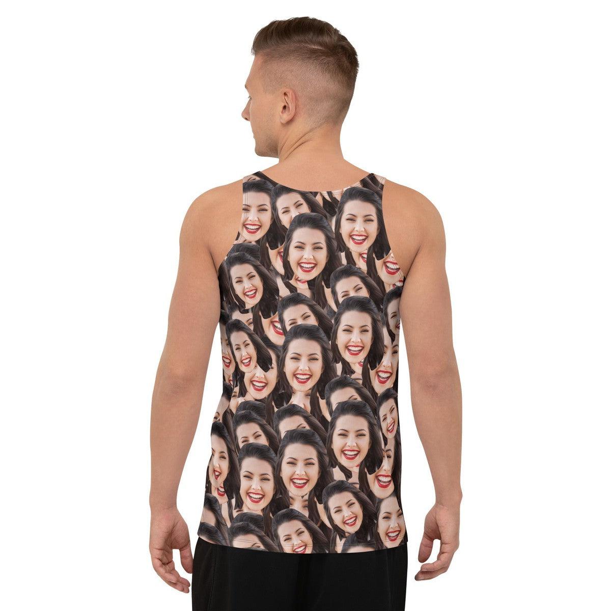 Custom Crazy Faces Unisex Tank Top