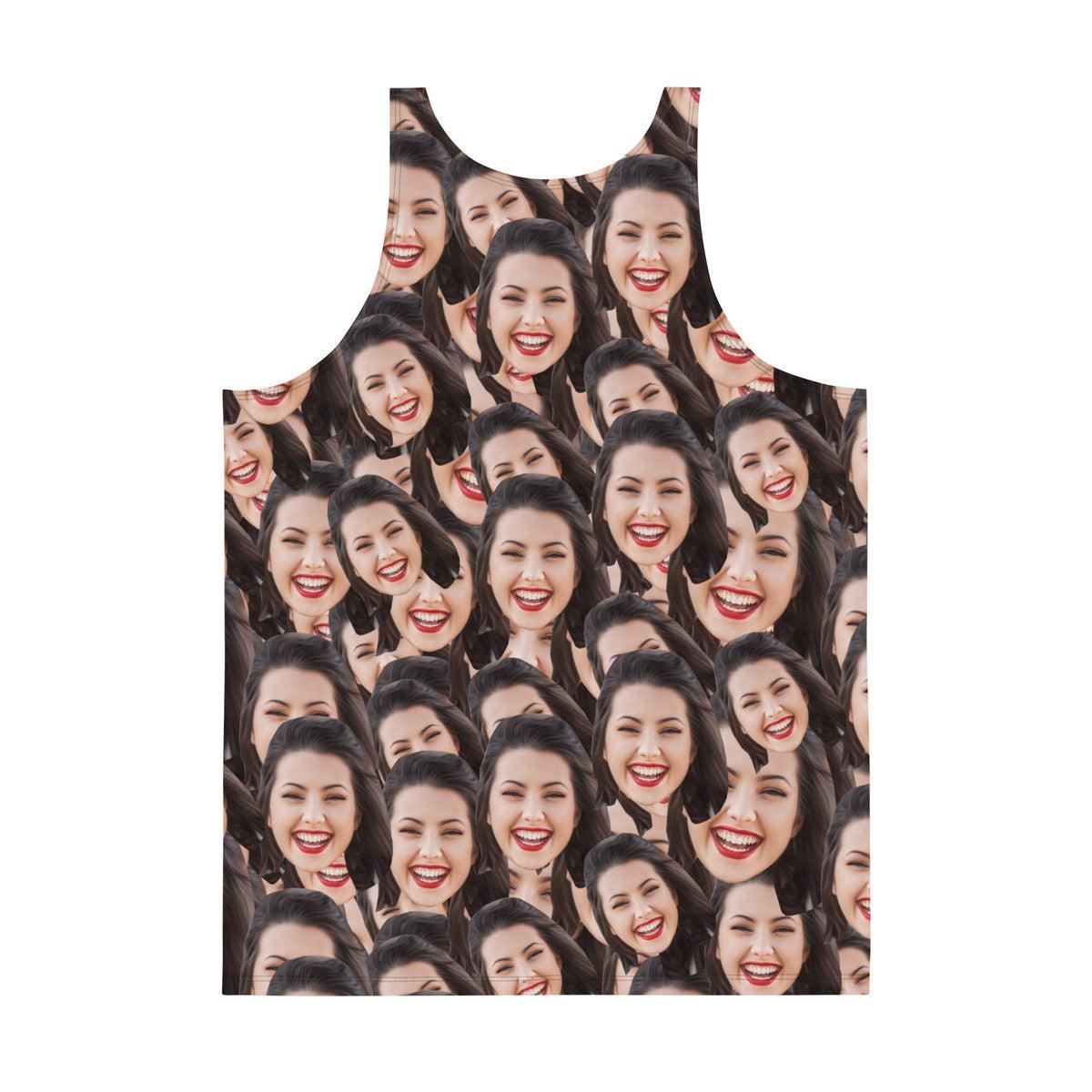 Custom Crazy Faces Unisex Tank Top