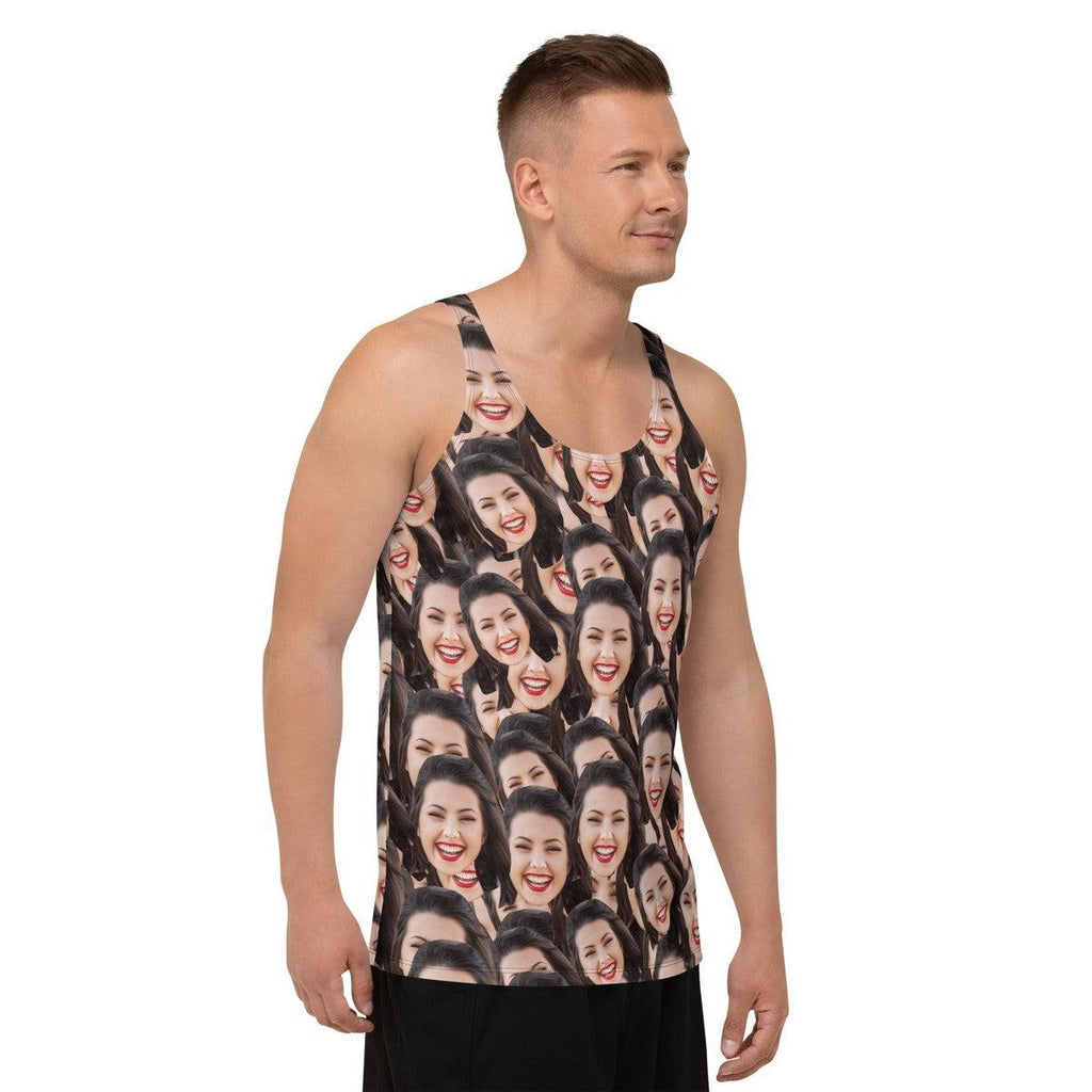 Custom Crazy Faces Unisex Tank Top