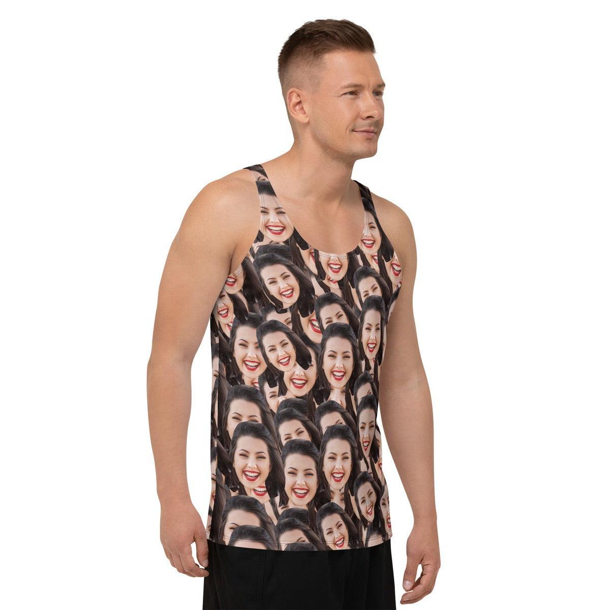 Custom Crazy Faces Unisex Tank Top
