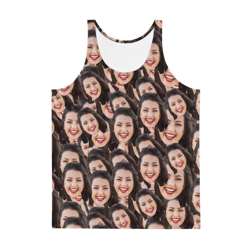 Custom Crazy Faces Unisex Tank Top
