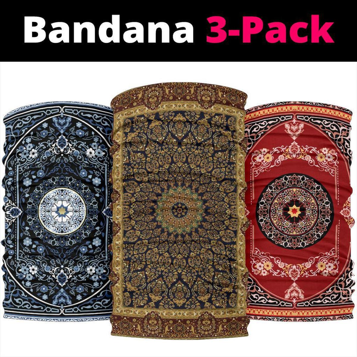 Luxury Oriental Mandala Design On Bandana Secondary image